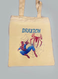 personlised canvas tote bag