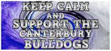 Nrl Keep Calm Team License Plate Sign