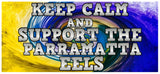 Nrl Keep Calm Team License Plate Sign