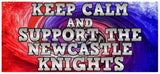 Nrl Keep Calm Team License Plate Sign
