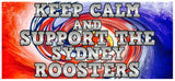 Nrl Keep Calm Team License Plate Sign
