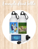 Personalised aluminum drink bottles