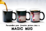 Magic hot/cold personalised Mugs