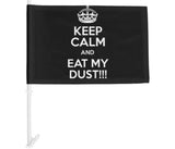 Personalised car window flag