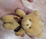 Personalised teddy bears Keyring