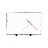 Personalised clock photo slate large