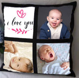 Personalised photo cushion cover