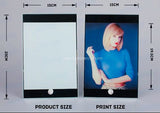 Personalised photo glass mirror frame