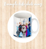 Personalised photo mugs kids
