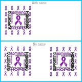 Ribbon awareness mugs