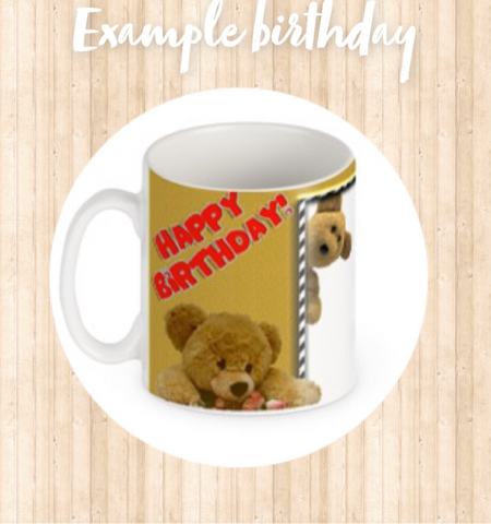 Birthday Personalised Photo Mugs