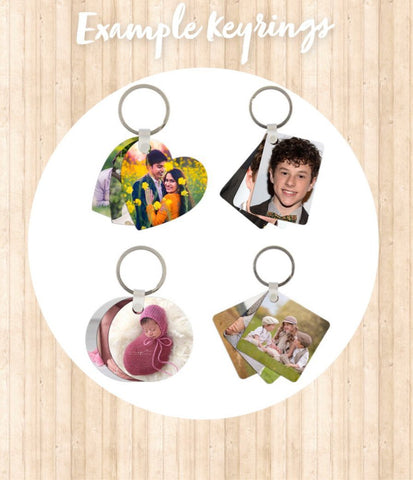 Personalised Photo keyring