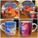 Kids character plate and cup sets