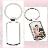 Personalised photo metal Keyring